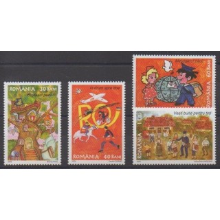 Buy this set of stamps of Romania of the year 2005 (Nb 5015/5018).