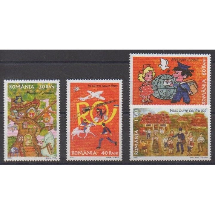 Buy this set of stamps of Romania of the year 2005 (Nb 5015/5018).