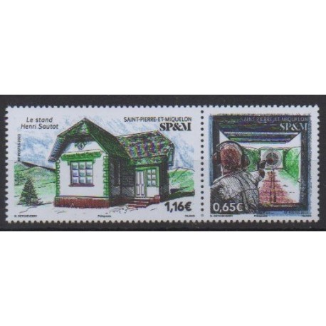 Buy this stamp of SaintPierre et Miquelon of the year 2023 (Le stand