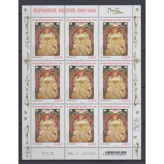 Acheter ce feuillet de France de l'année 2023 (No F114 - Alphonse Mucha).