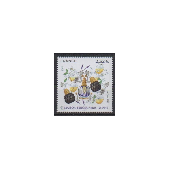 Buy this stamp of France of the year 2023 (Maison Berger Paris).