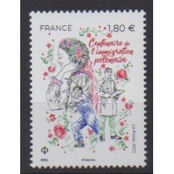 France - Poste - 2023 - Centenaire de l'imigration polonaise - Various Historics Themes