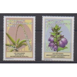 Congo (République démocratique du) - 2012 - No 1966/1967 - Orchidées