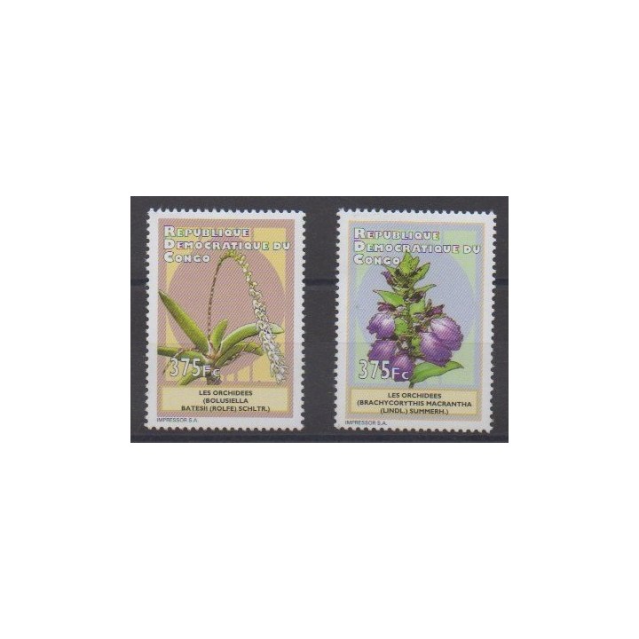 Acheter cette série de timbres de la République Démocratique du Congo de l'année 2012 (No 1966/1967).