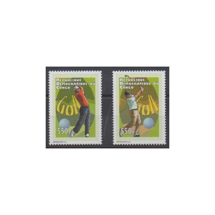 Buy this set of stamps of the Democratic Republic of Congo ( of the year 2012 (Nb 1995/1996).