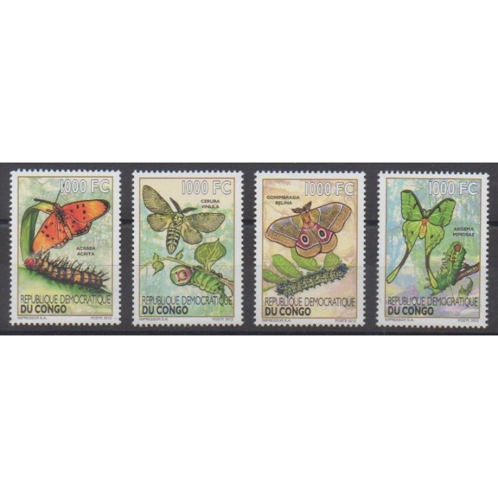 Buy this set of stamps of the Democratic Republic of Congo ( of the year 2012 (Nb 2013/2016).