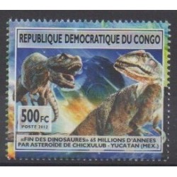 Congo (République démocratique du) - 2013 - No 2078 - Animaux préhistoriques