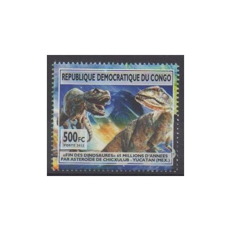 Congo (République démocratique du) - 2013 - No 2078 - Animaux préhistoriques
