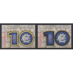 Romania - 2009 - Nb 5338/5339 - Europe - Coins, Banknotes Or Medals