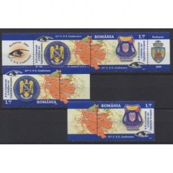 Romania - 2009 - Nb 5359/5360A - Coats of arms