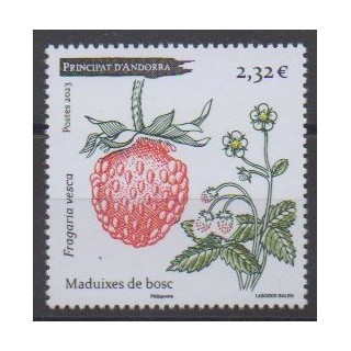 Acheter ce timbre d'Andorre français de l'année 2023 (Maduixes de bosc).