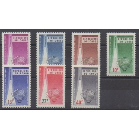 Congo (République démocratique du) - 1965 - No 573/579