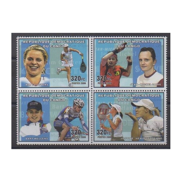 Buy this set of stamps of the Democratic Republic of Congo ( of the year 2006 (Nb 1699/1702).