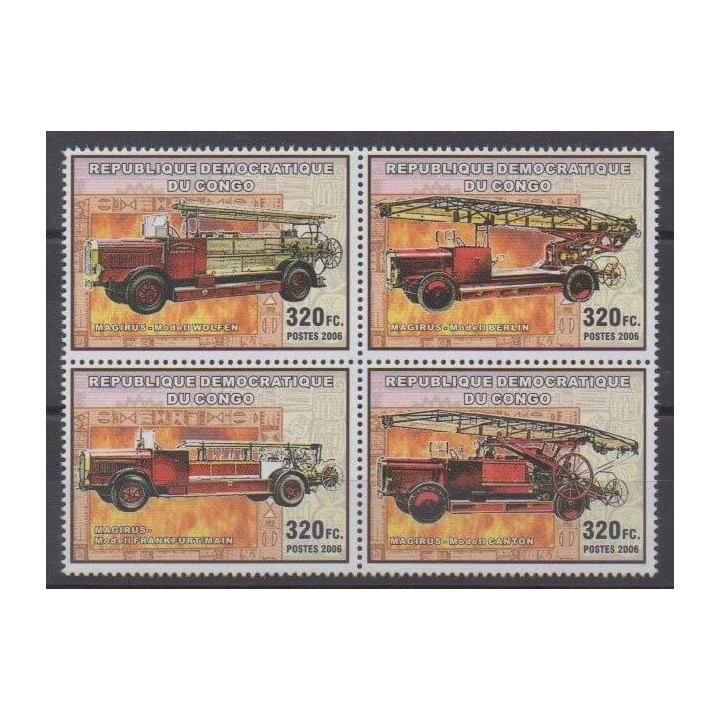 Acheter cette série de timbres de la République Démocratique du Congo de l'année 2006 (No 1800E/1800H).