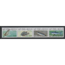 Saint-Pierre and Miquelon - 1997 - Nb 646/649 - Fishes