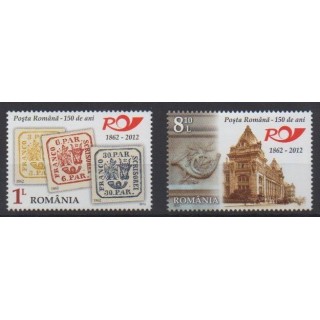 Acheter cette série de timbres de Roumanie de l'année 2012 (No 5629/5630).