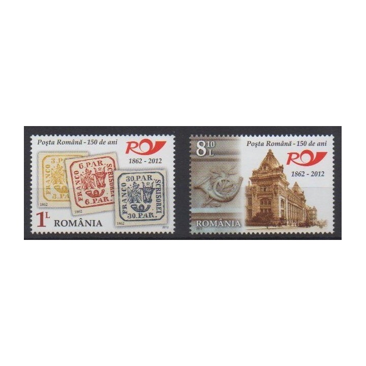 Buy this set of stamps of Romania of the year 2012 (Nb 5629/5630).