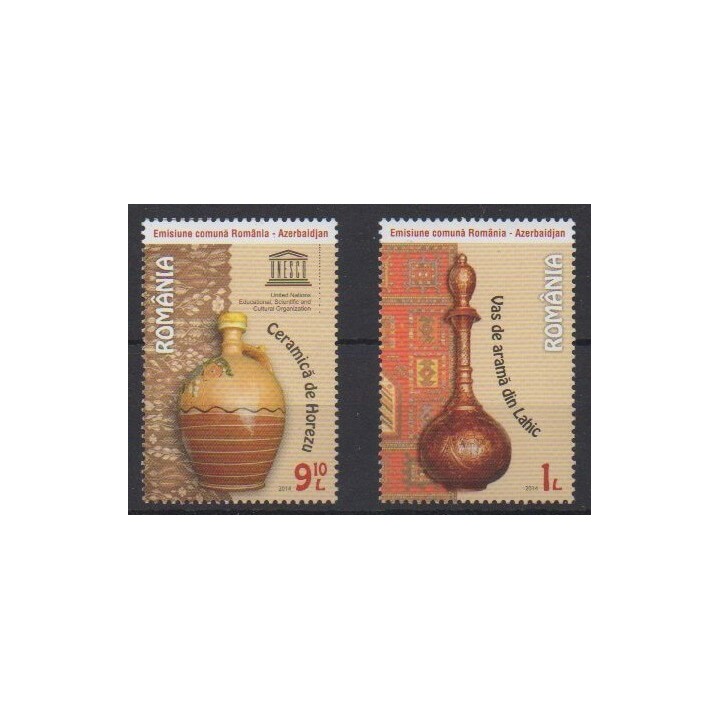 Buy this set of stamps of Romania of the year 2014 (Nb 5871/5872).