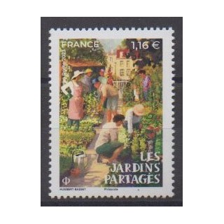 Acheter ce timbre de France de l'année 2023 (Les jardins partagés).