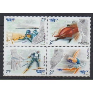 Acheter cette série de timbres de Roumanie de l'année 2014 (No 5759/5762).