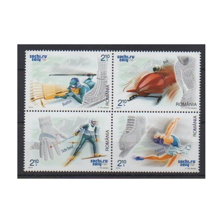 Buy this set of stamps of Romania of the year 2014 (Nb 5759/5762).