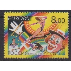 Russia - 2002 - Nb 6632 - Circus or magic - Europa