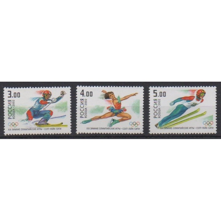 Buy this set of stamps of Russia of the year 2002 (Nb 6609/6611).