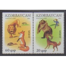 Azerbaïdjan - 2010 - No 679a/680a - Littérature - Europa