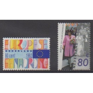 Acheter cette série de timbres des Pays-Bas de l'année 1992 (No 1413/1414).