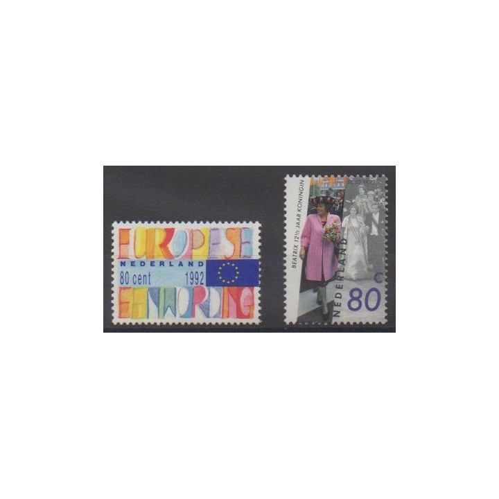 Buy this set of stamps of Netherlands of the year 1992 (Nb 1413/1414).