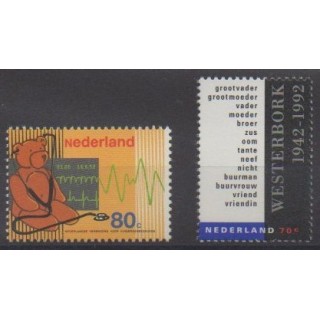 Acheter cette série de timbres des Pays-Bas de l'année 1992 (No 1408/1409).