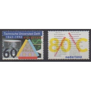 Buy this set of stamps of Netherlands of the year 1992 (Nb 1391/1392).