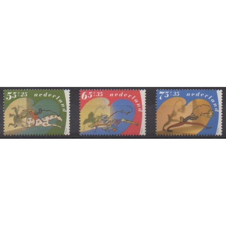 Acheter cette série de timbres des Pays-Bas de l'année 1990 (No 1362/1364).