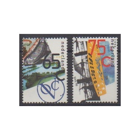Netherlands - 1990 - Nb 1357/1358 - Boats