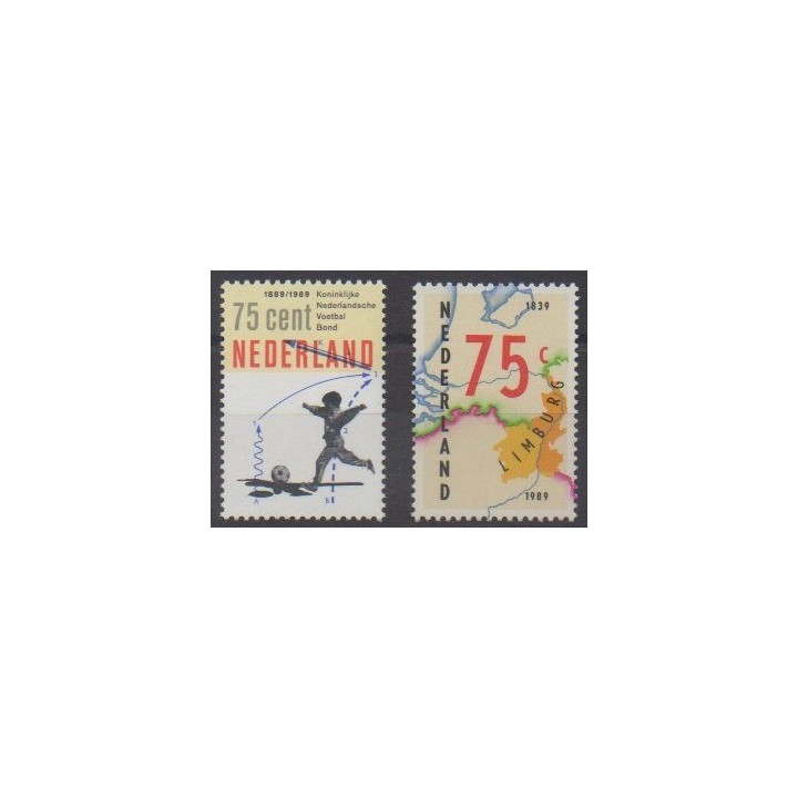 Buy this set of stamps of Netherlands of the year 1989 (Nb 1339/1340).