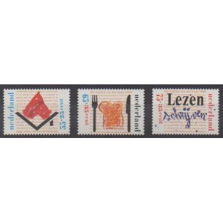 Acheter cette série de timbres des Pays-Bas de l'année 1989 (No 1341/1343).