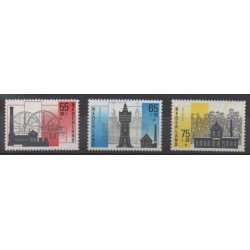 Netherlands - 1987 - Nb 1285/1287 - Architecture