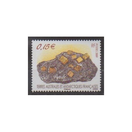 TAAF - 2009 - No 521 - Minéraux - Pierres précieuses
