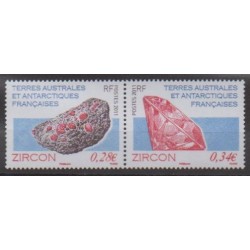 French Southern and Antarctic Territories - Post - 2011 - Nb 578/579 - Minerals - Gems