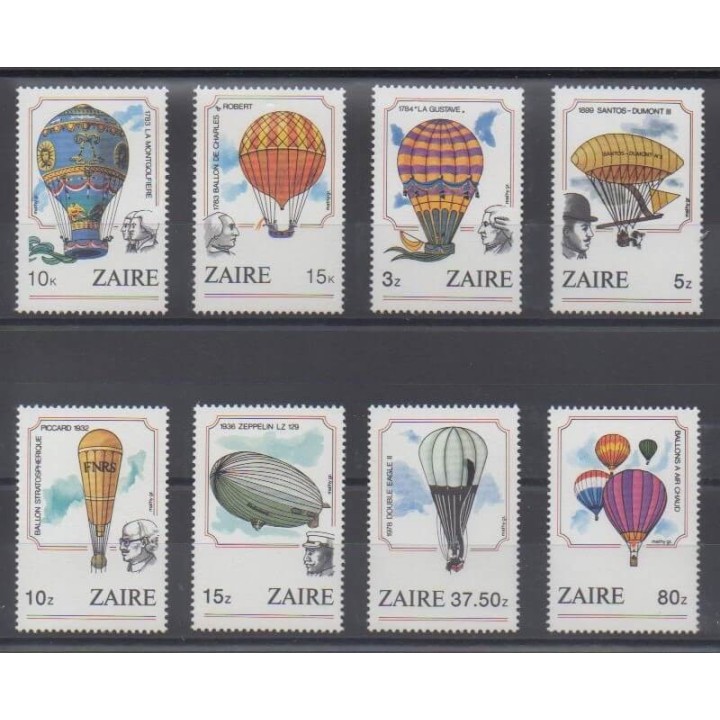 Buy this set of stamps of Zaire of the year 1984 (Nb 1174/1181).