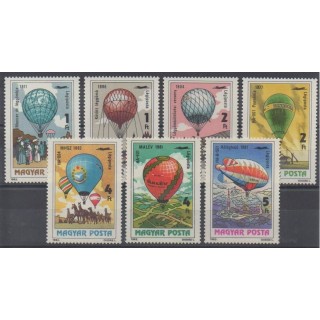 Buy these stamps of Hungary of the year 1983 (Nb PA450/PA456).