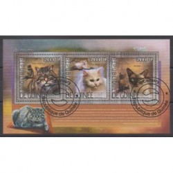 Guinea - 2014 - Nb 7166/7168 - Cats - Used