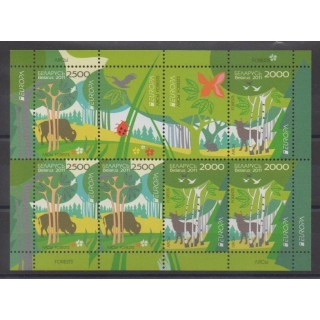 Acheter cette série de timbres et ces 2 blocs feuillets de Biélorussie de l'année 2011 (No F732/F733).