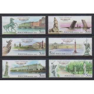 Buy this set of stamps of Russia of the year 2003 (Nb 6720/6725).