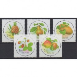 Russia - 2003 - Nb 6747/6751 - Fruits or vegetables