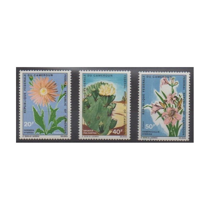 Acheter cette série de timbres du Cameroun de l'année 1971 (No 496/498).
