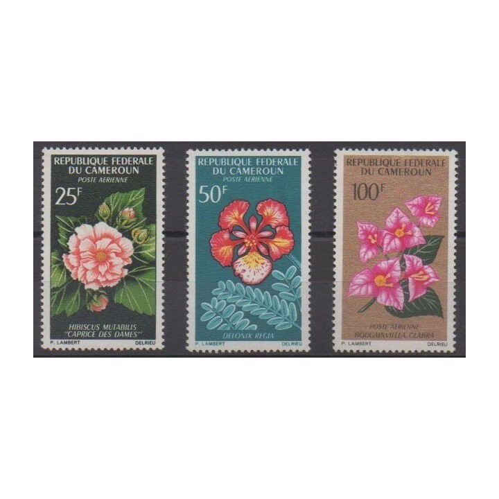 Acheter ces timbres du Cameroun de l'année 1966 (No PA81/PA83).