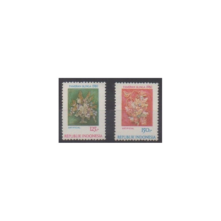 Buy this set of stamps of Indonesia of the year 1980 (Nb 874/875).