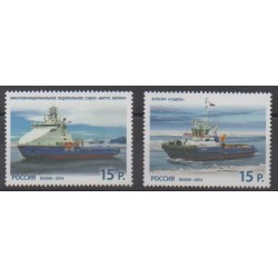 Russia - 2014 - Nb 7518/7519 - Boats