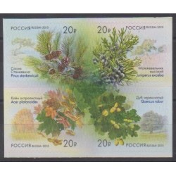 Russie - 2015 - No 7577/7580 - Fleurs - Fruits ou légumes